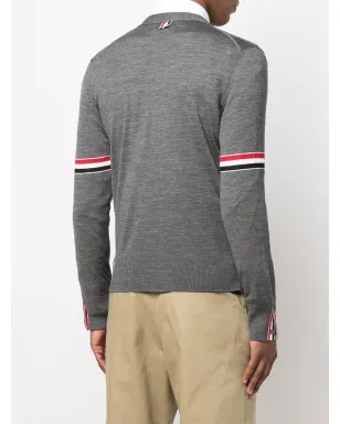 Thom Browne RWBストライプ カーディガン - サムネイル4