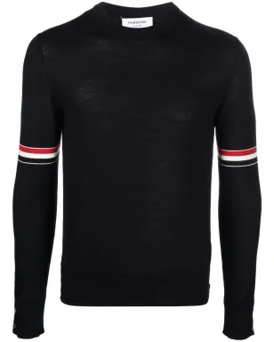 Thom Browne RWB編みニットジャンパー - サムネイル1