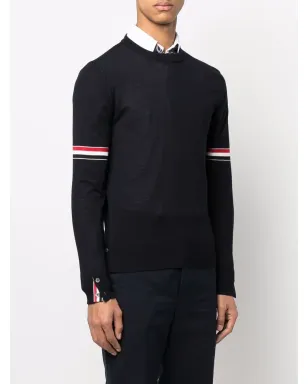 Thom Browne RWB編みニットジャンパー - サムネイル3