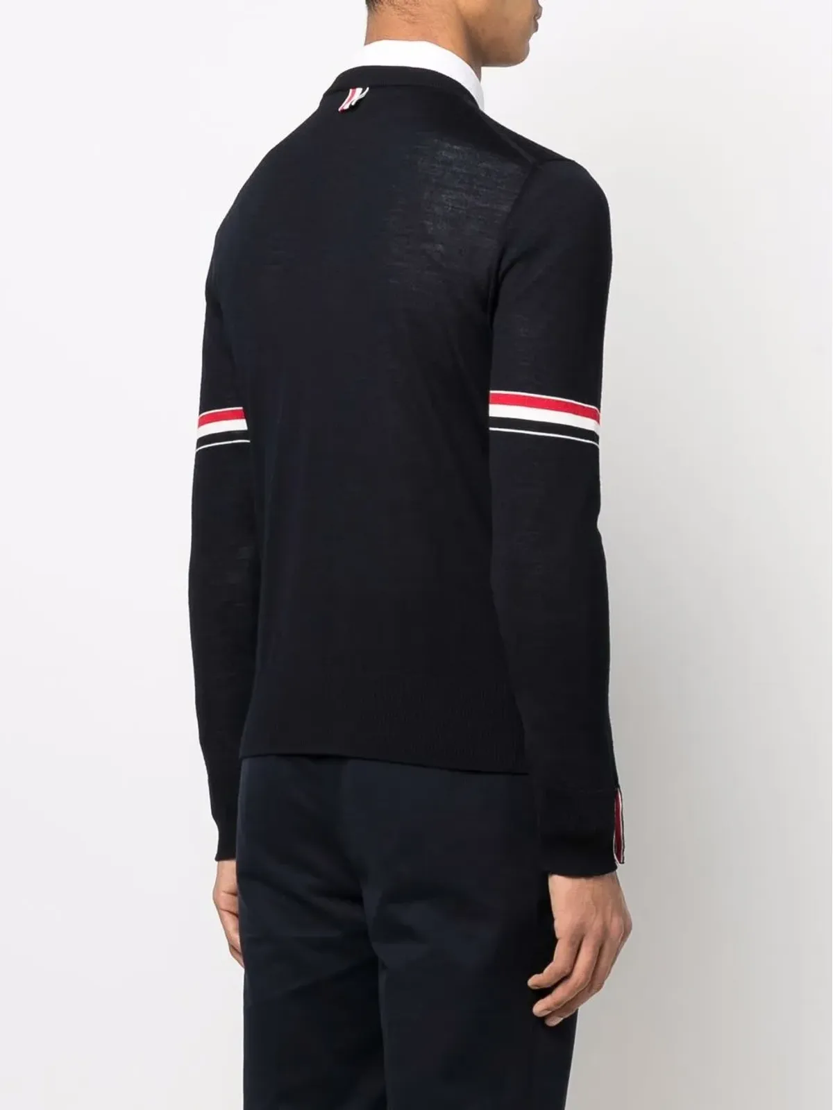 Thom Browne RWB編みニットジャンパー - 画像4