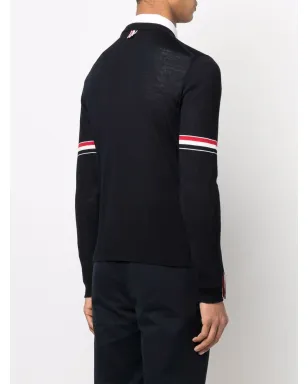 Thom Browne RWB編みニットジャンパー - サムネイル4
