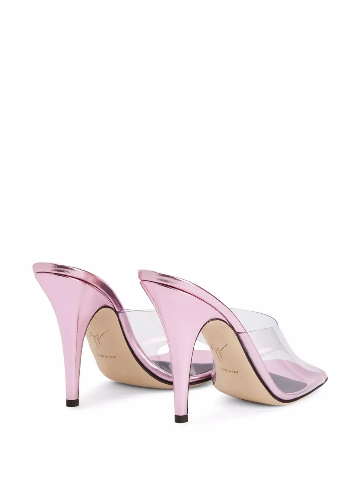 Giuseppe Zanotti Earthshine Plexy サンダル - 画像3