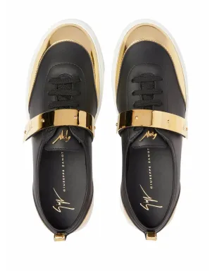 Giuseppe Zanotti Zenas ロートップスニーカー - ブラック - サムネイル4