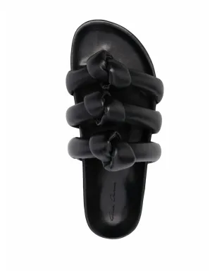 Rick Owens グラノラ ノットディテール スライド - ブラック - サムネイル4