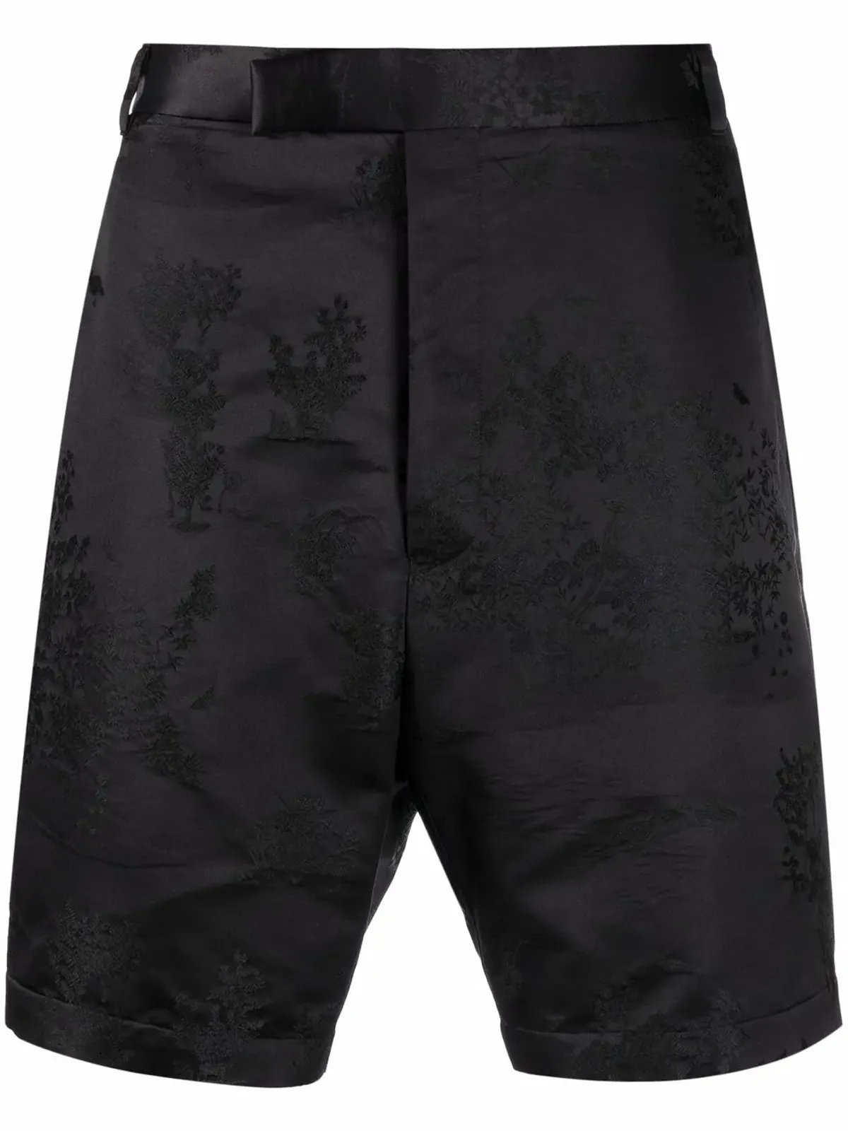 Thom Browne RWBストライプ テーラードショーツ ブラック - 画像1