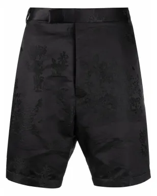 Thom Browne RWBストライプ テーラードショーツ ブラック - サムネイル1