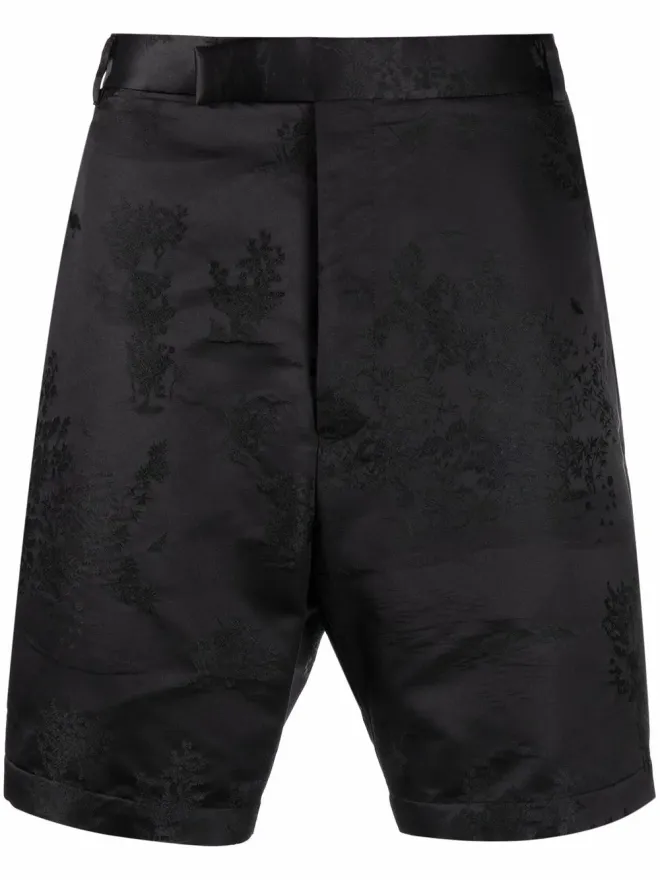 Thom Browne Thom Browne RWBストライプ テーラードショーツ ブラックの商品画像