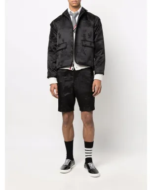 Thom Browne RWBストライプ テーラードショーツ ブラック - サムネイル2