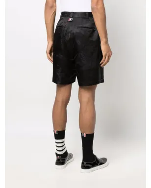 Thom Browne RWBストライプ テーラードショーツ ブラック - サムネイル4