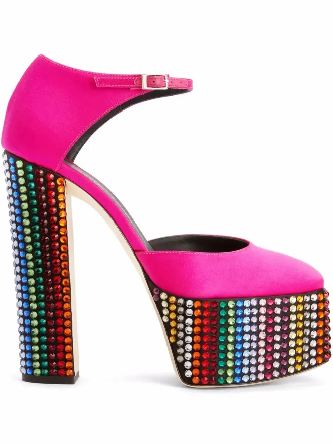 Giuseppe Zanotti Giuseppe Zanotti ベベ スタッズ付きプラットフォームパンプスの商品画像