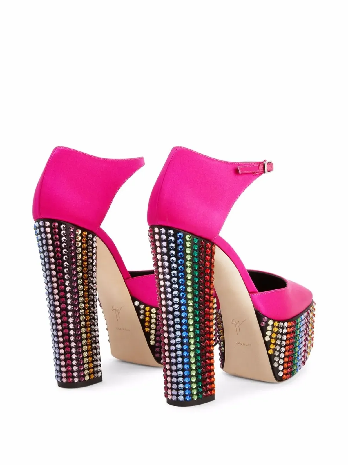 Giuseppe Zanotti ベベ スタッズ付きプラットフォームパンプス - 画像3