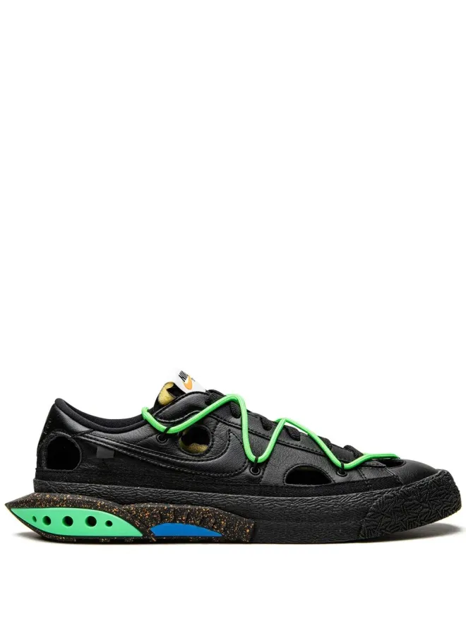 Nike X Off-White Nike X Off-White ブレザー ロー ブラック/エレクトログリーン スニーカーの商品画像