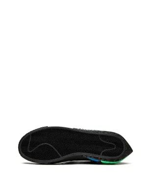 Nike X Off-White ブレザー ロー ブラック/エレクトログリーン スニーカー - サムネイル4