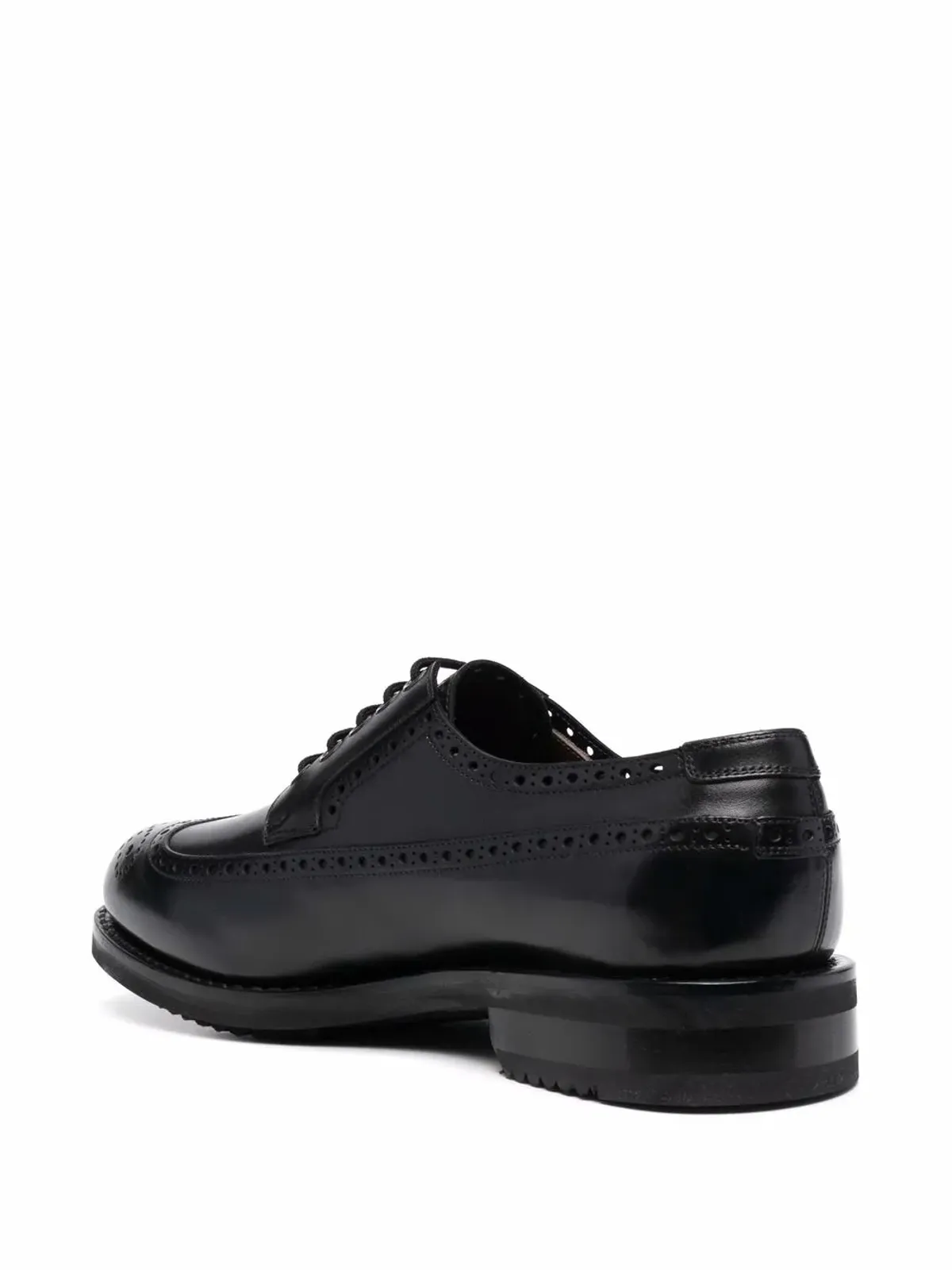 Ferragamo Marcus perforated derby shoes - 画像3