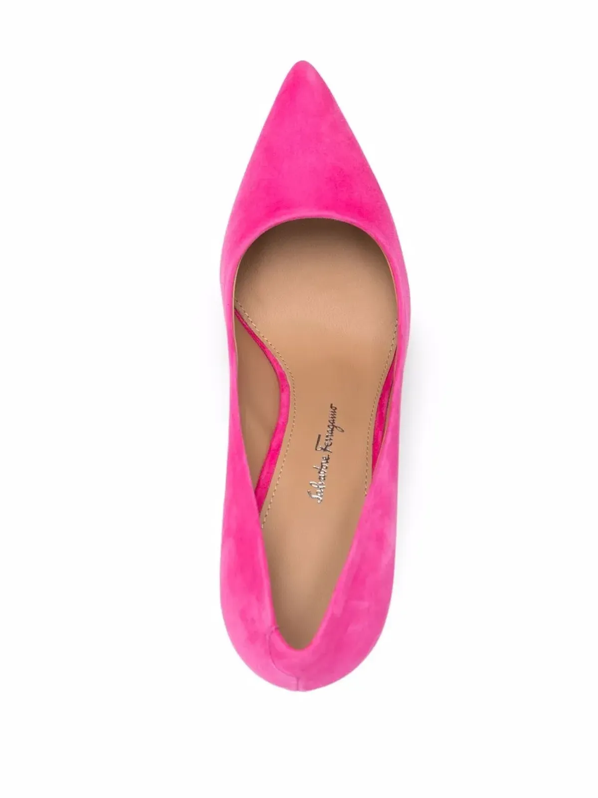 Ferragamo ポインテッドレザーパンプス - ピンク - 画像4