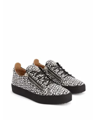 Giuseppe Zanotti フランキー モノグラム スニーカー - サムネイル2