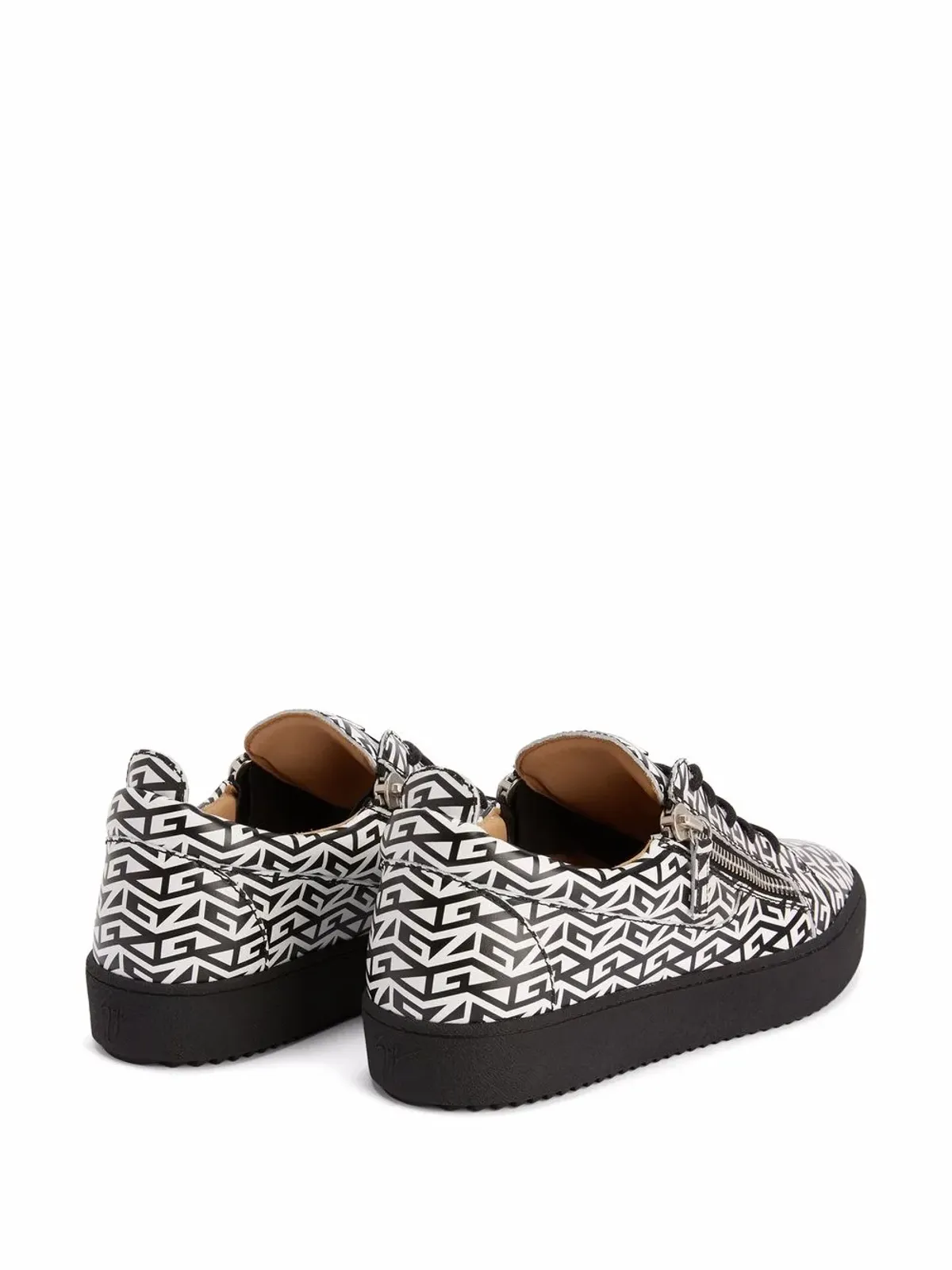 Giuseppe Zanotti フランキー モノグラム スニーカー - 画像3