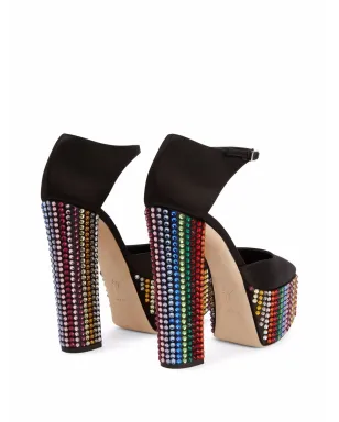 Giuseppe Zanotti ベベ Strass パンプス - ブラック - サムネイル3