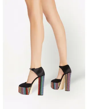 Giuseppe Zanotti ベベ Strass パンプス - ブラック - サムネイル4