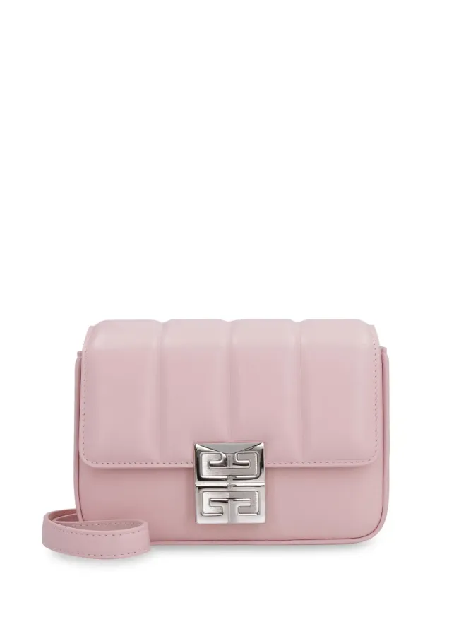 Givenchy Givenchy ロゴプレート付きレザーサッチェルバッグ - ピンクの商品画像