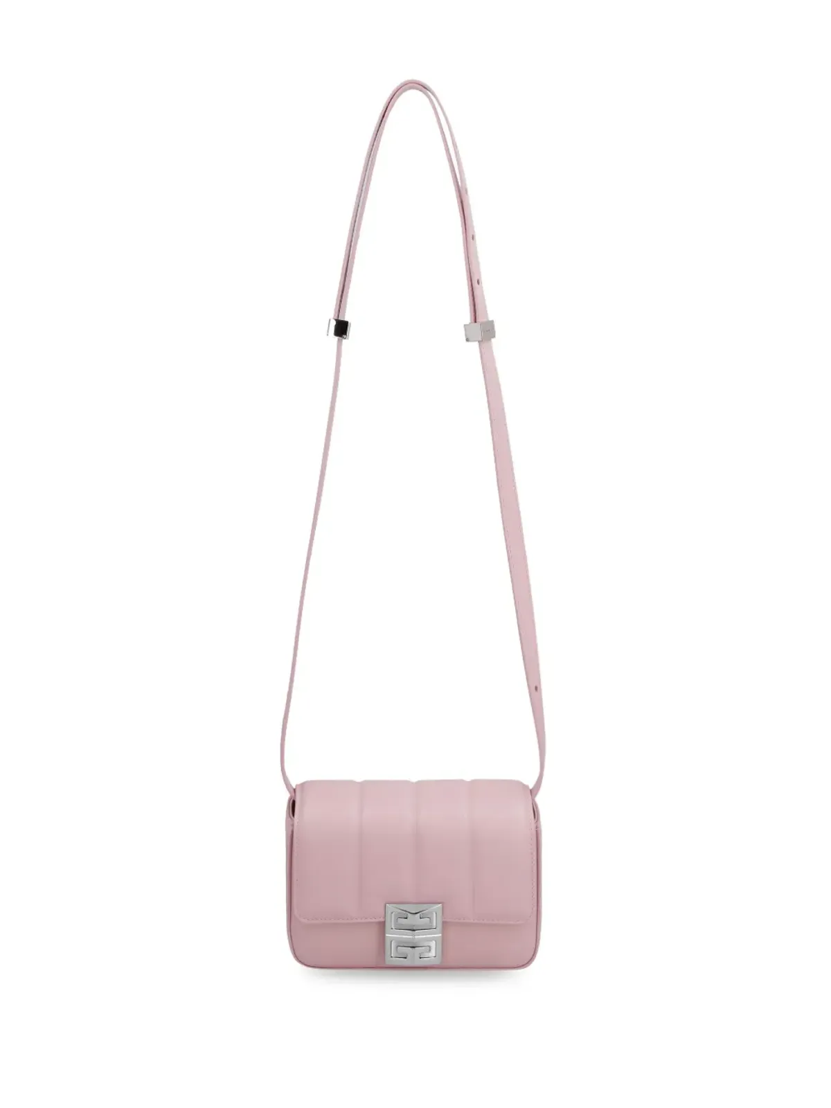 Givenchy ロゴプレート付きレザーサッチェルバッグ - ピンク - 画像5