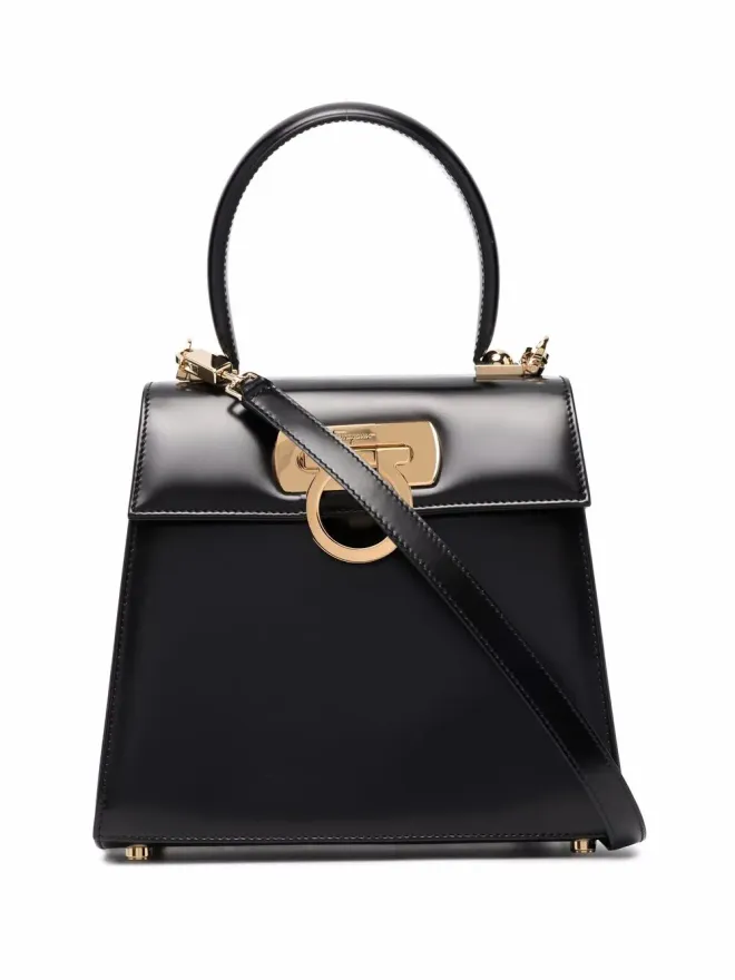 FERRAGAMO Ferragamo Gancini レザー トートバッグの商品画像