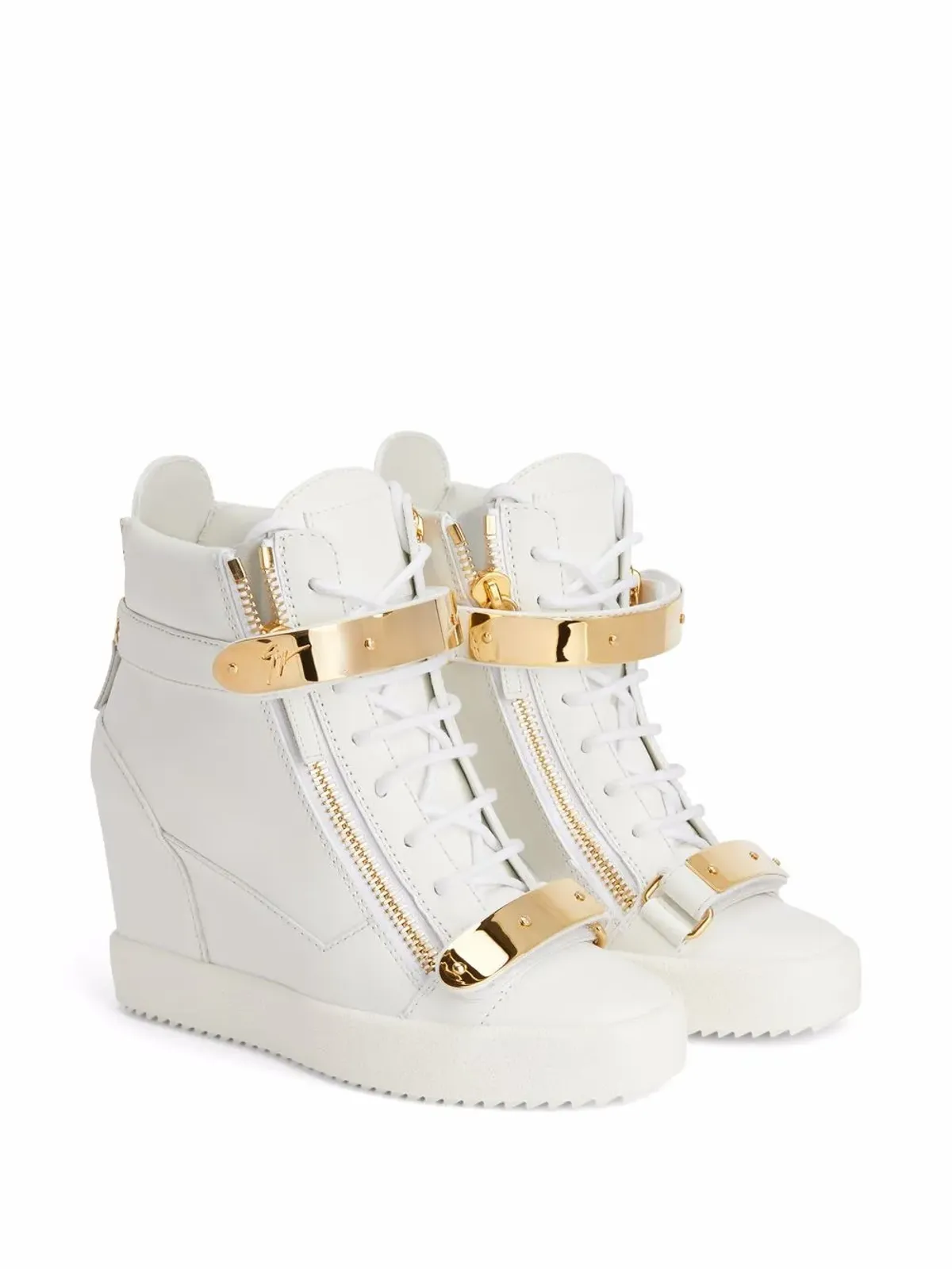 Giuseppe Zanotti コビー ウェッジヒール スニーカー - 画像2