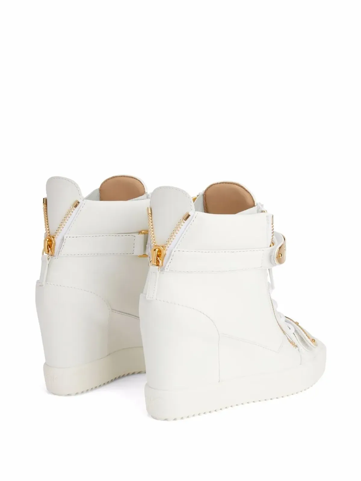 Giuseppe Zanotti コビー ウェッジヒール スニーカー - 画像3