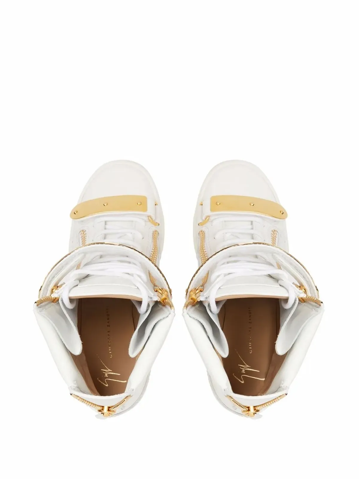 Giuseppe Zanotti コビー ウェッジヒール スニーカー - 画像4