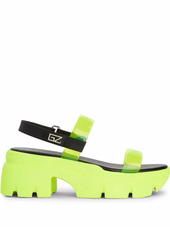 Giuseppe Zanotti Giuseppe Zanotti アポカリプス チャンキーソール サンダル - イエローの商品画像
