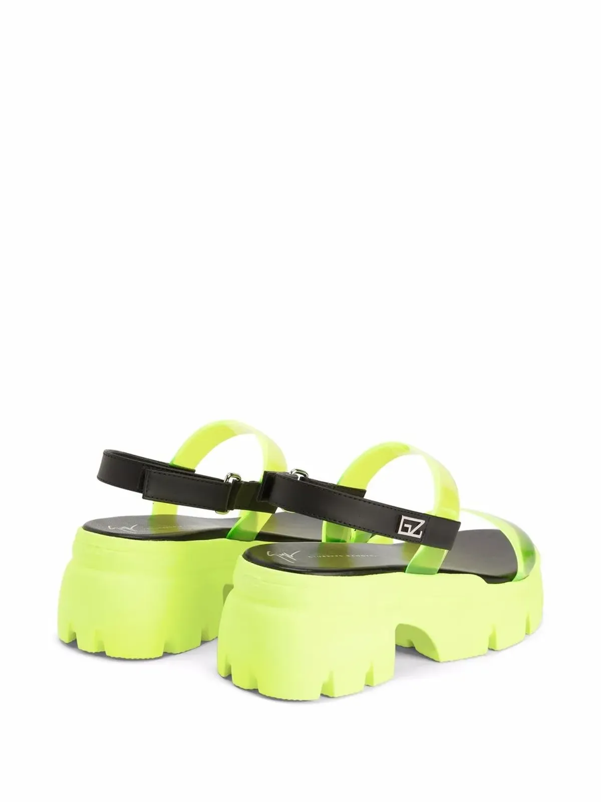 Giuseppe Zanotti アポカリプス チャンキーソール サンダル - イエロー - 画像3