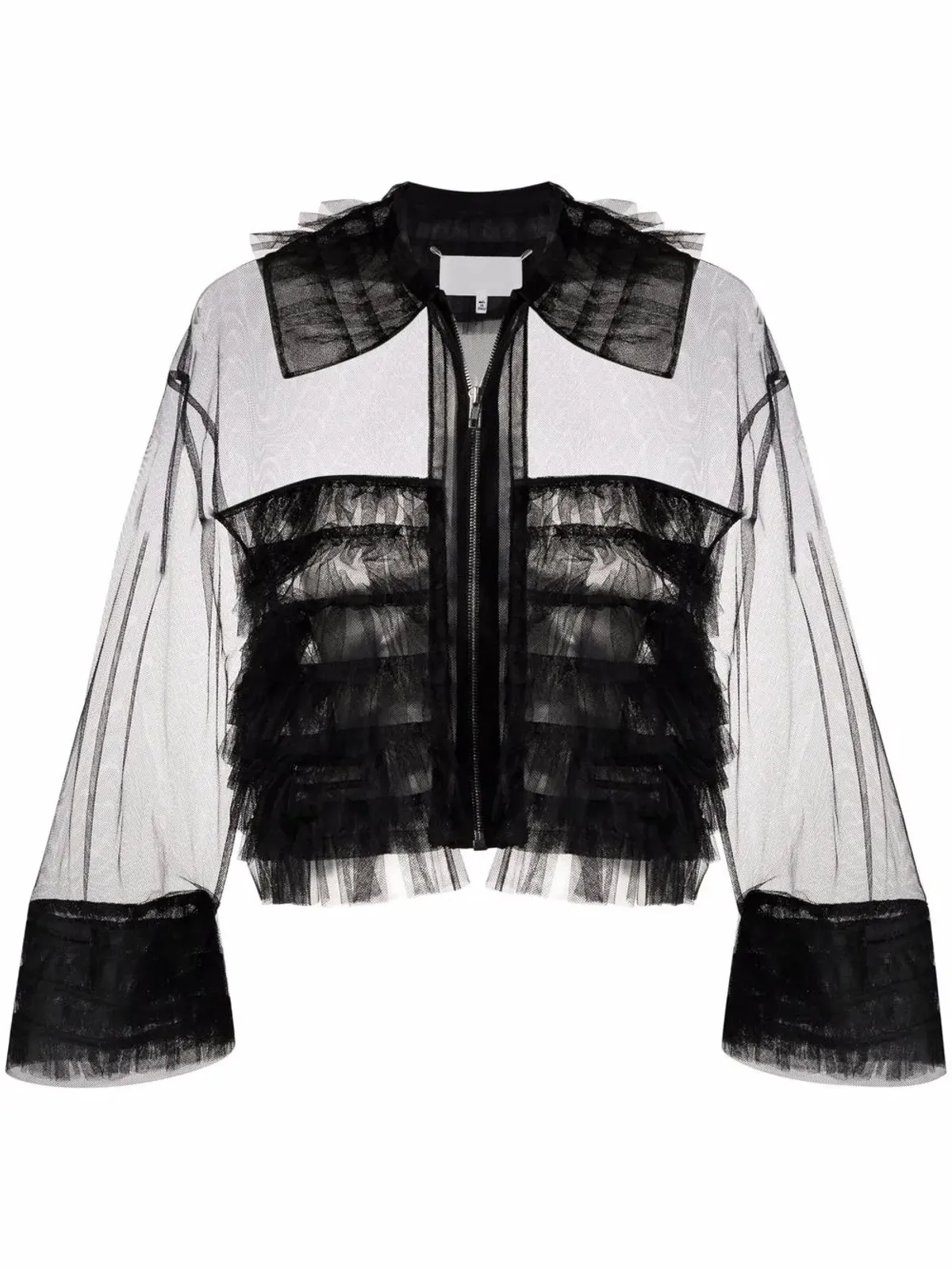 Maison Margiela シアー チュール ボンバー ジャケット - ブラック - 画像1