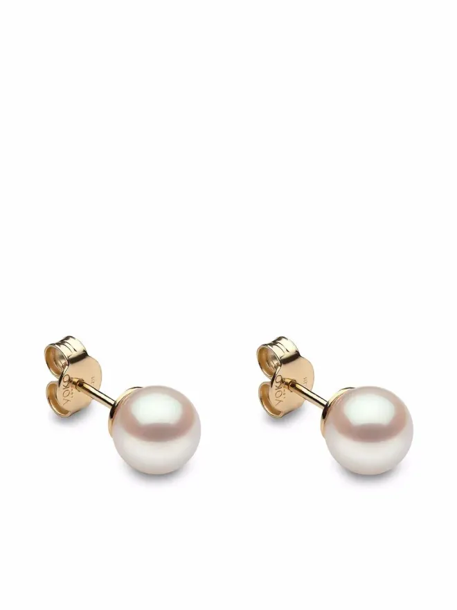Yoko London Yoko London 18K イエローゴールド アコヤ真珠 スタッドピアスの商品画像