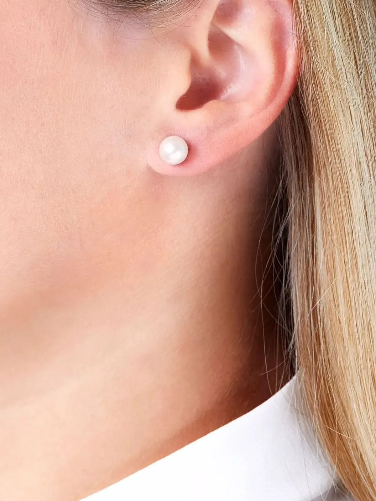 Yoko London 18K イエローゴールド アコヤ真珠 スタッドピアス - 画像2