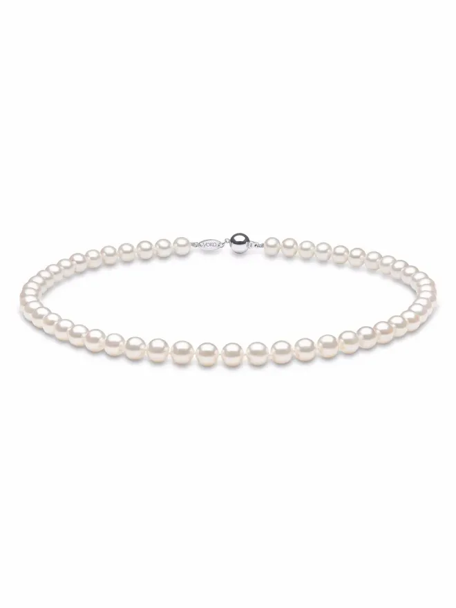 Yoko London Yoko London 18金ホワイトゴールド クラシック 淡水真珠 ネックレスの商品画像