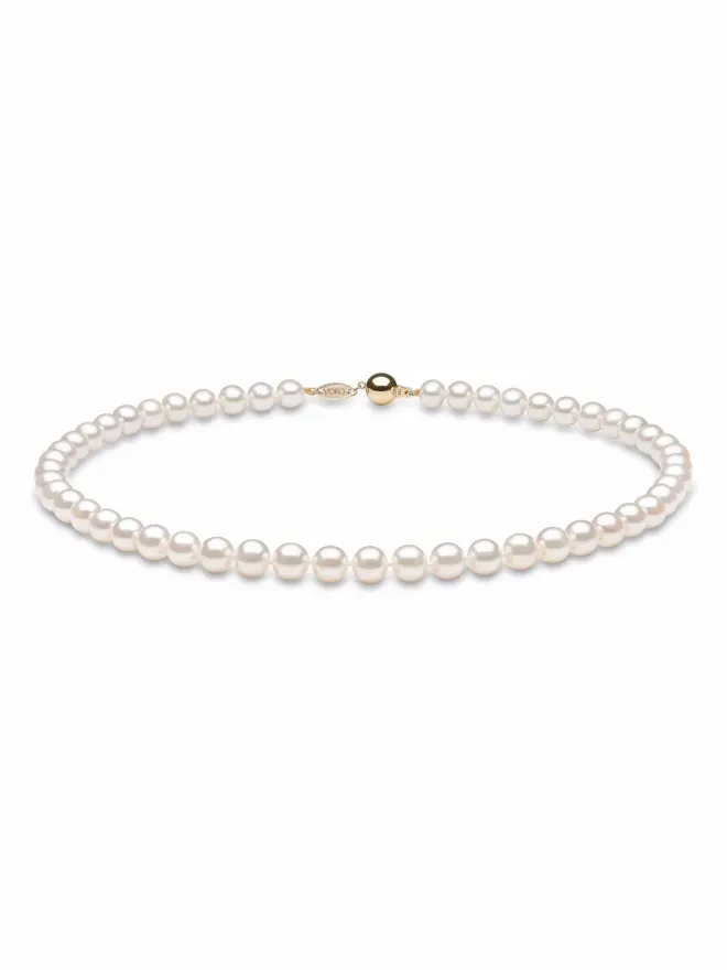 Yoko London Yoko London 18kt イエローゴールド クラシック 8mm 淡水パール ネックレスの商品画像