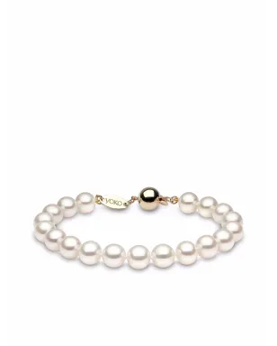 Yoko London 18kt イエローゴールド クラシック 8mm 淡水パール ブレスレット - サムネイル1