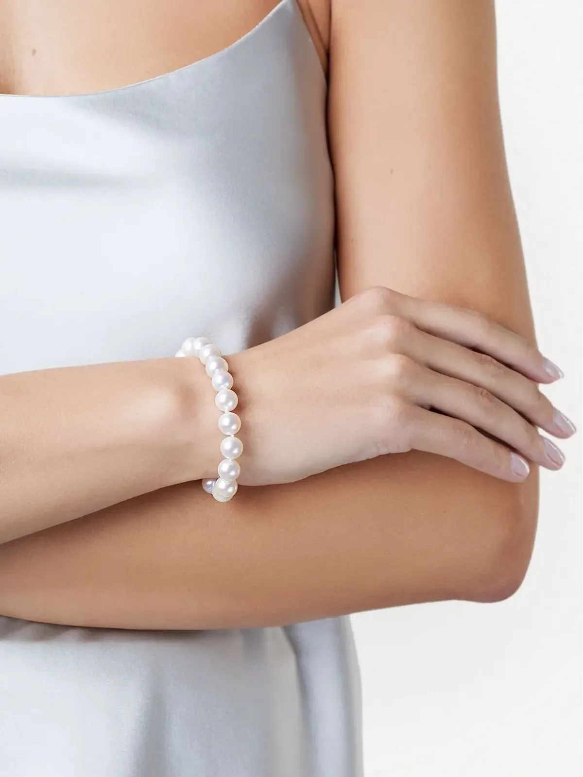 Yoko London 18kt イエローゴールド クラシック 8mm 淡水パール ブレスレット - 画像2