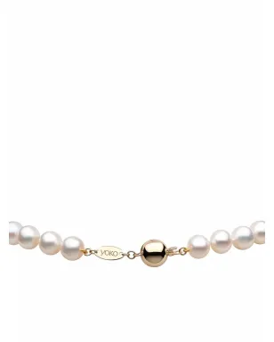 Yoko London 18kt イエローゴールド クラシック 8mm 淡水パール ブレスレット - サムネイル3