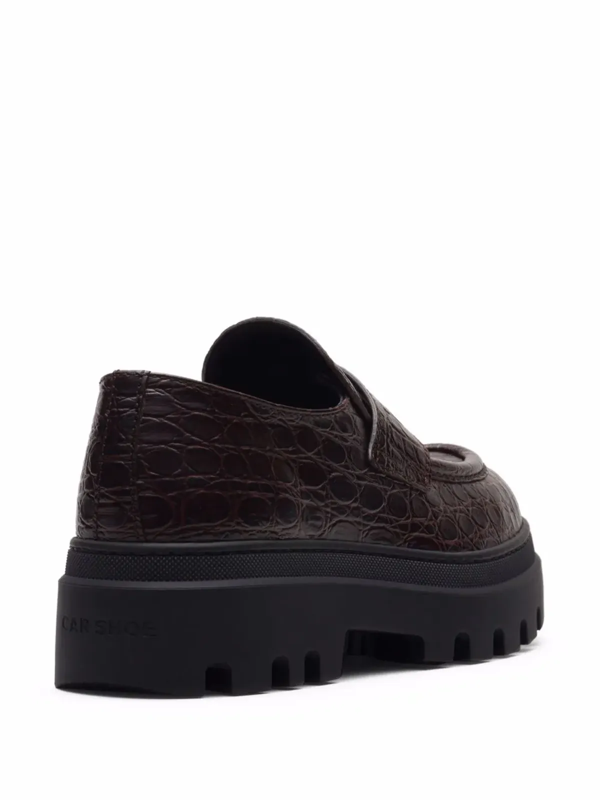 Car Shoe クロコダイルエフェクトモカシン - 画像3