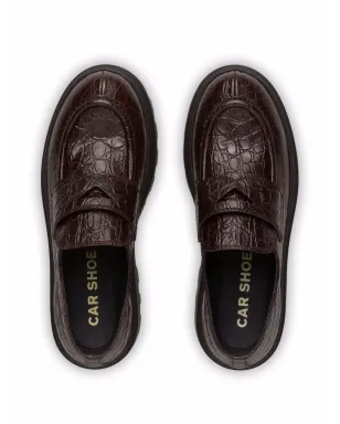 Car Shoe クロコダイルエフェクトモカシン - サムネイル4