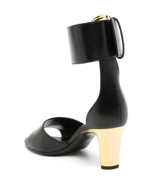 TOM FORD バックル付きアンクルストラップサンダル（ブラック） - サムネイル3