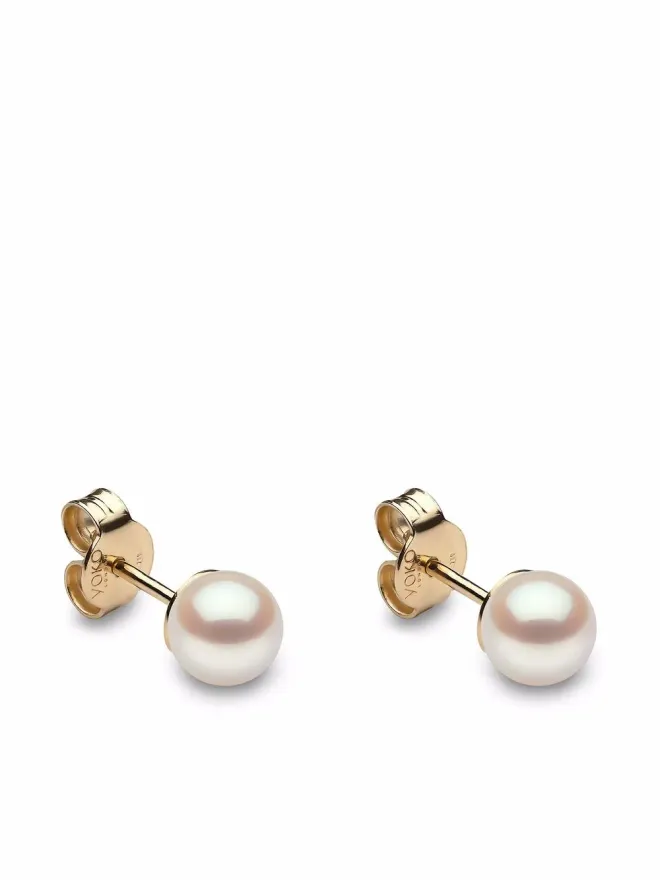 Yoko London Yoko London 18K イエローゴールド アコヤ真珠 スタッドピアスの商品画像