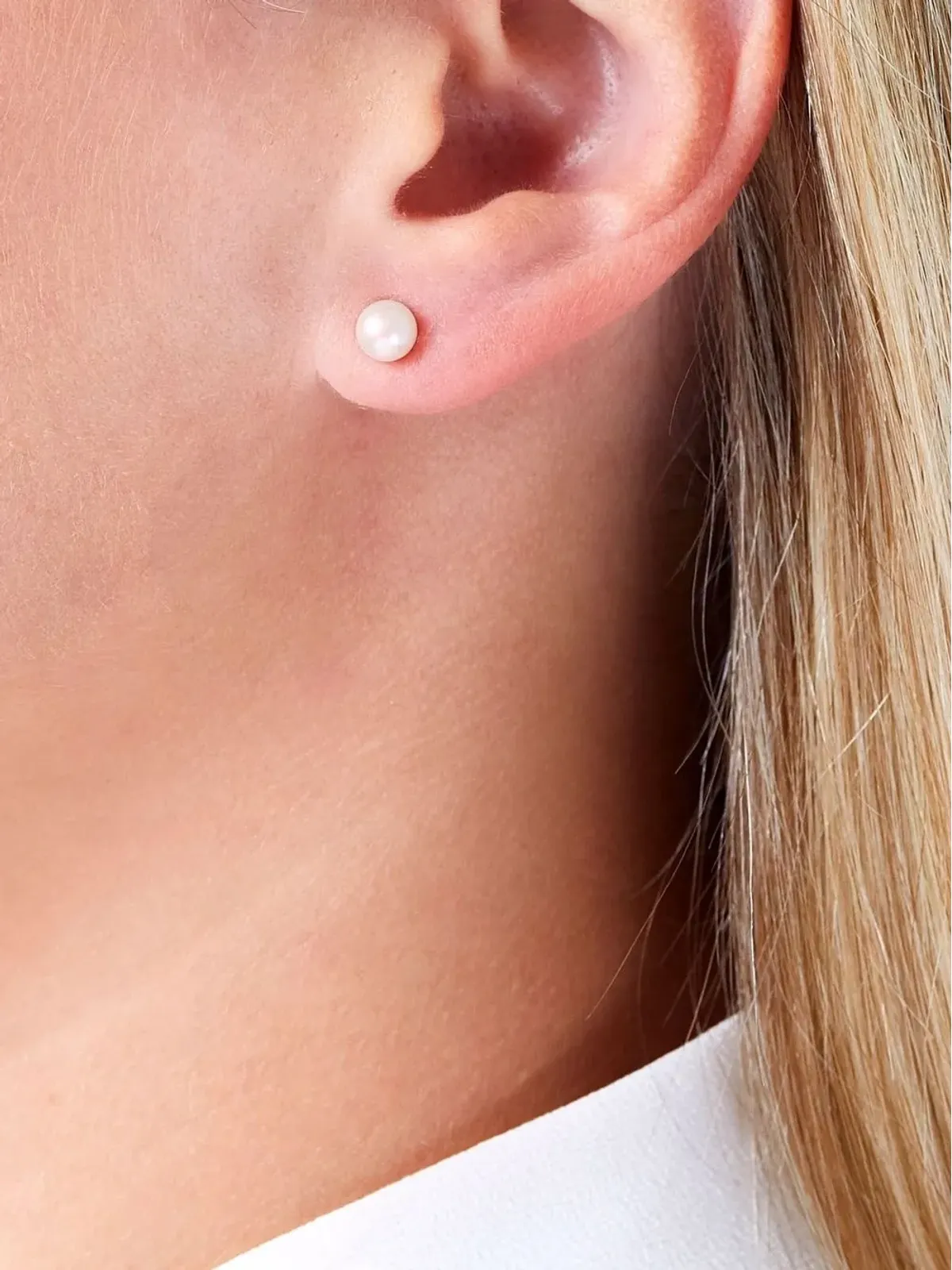 Yoko London 18K イエローゴールド アコヤ真珠 スタッドピアス - 画像2