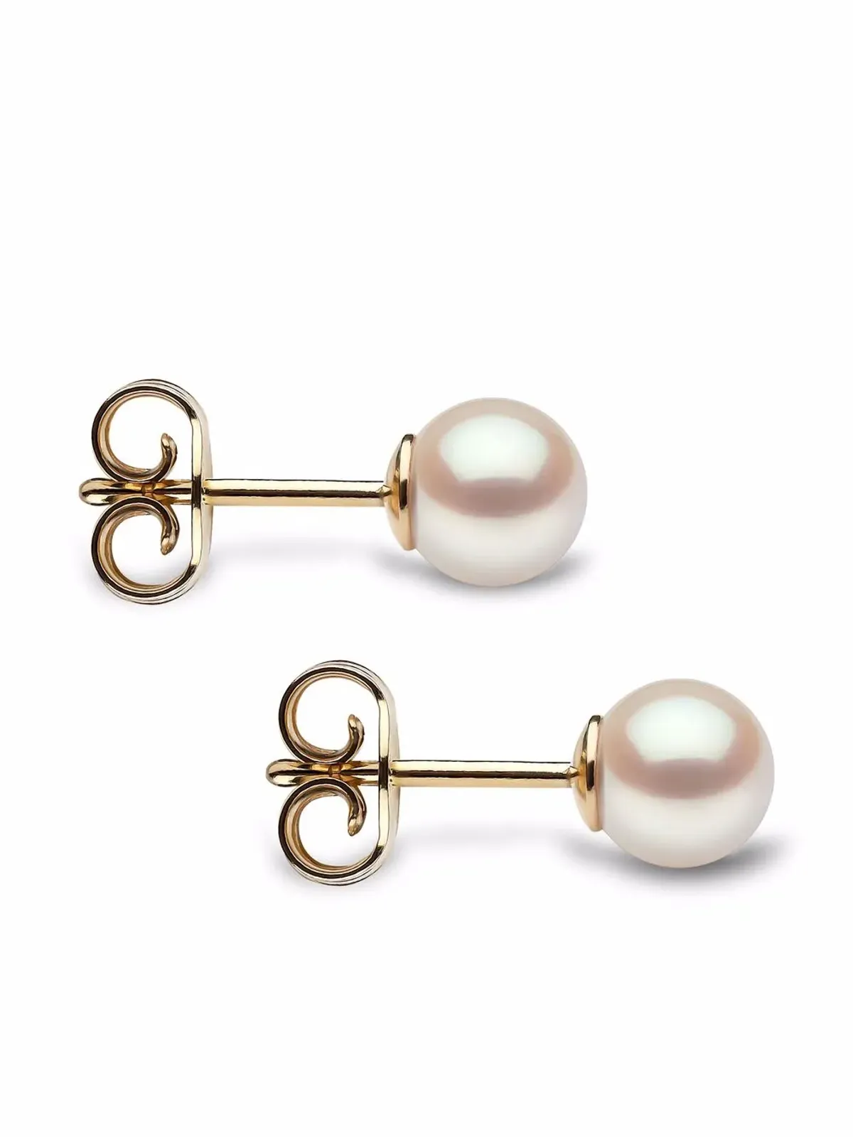 Yoko London 18K イエローゴールド アコヤ真珠 スタッドピアス - 画像3