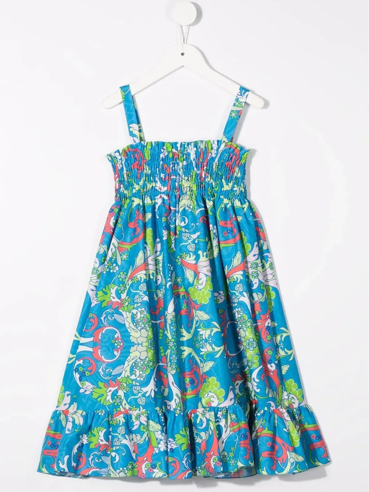 Versace Kids ペイズリープリント フレアドレス - 画像2