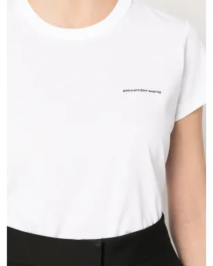 Alexander Wang 縮小ロゴTシャツ - サムネイル5