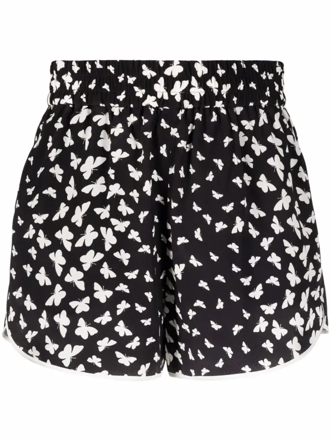 RED Valentino RED Valentino バタフライプリント シルクショーツの商品画像