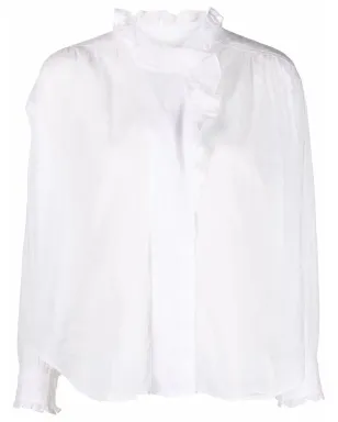 MARANT ÉTOILE フリル付きハイネックブラウス - サムネイル1