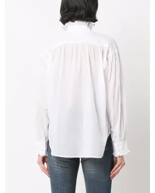 MARANT ÉTOILE フリル付きハイネックブラウス - サムネイル4